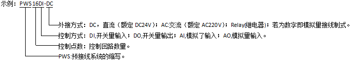 預(yù)接線系統(tǒng)：PWS 8AI-4 模擬量輸入